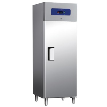 Armadio frigorifero professionale per la conservazione del pesce 400 litri interno/esterno in inox temp. -5°c/0°c